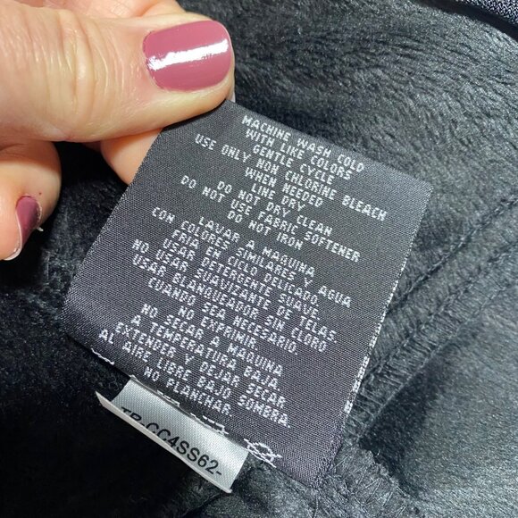 Womens Outdoor Jacket Large Dark Gray Full-Zip - Picture 10 of 12